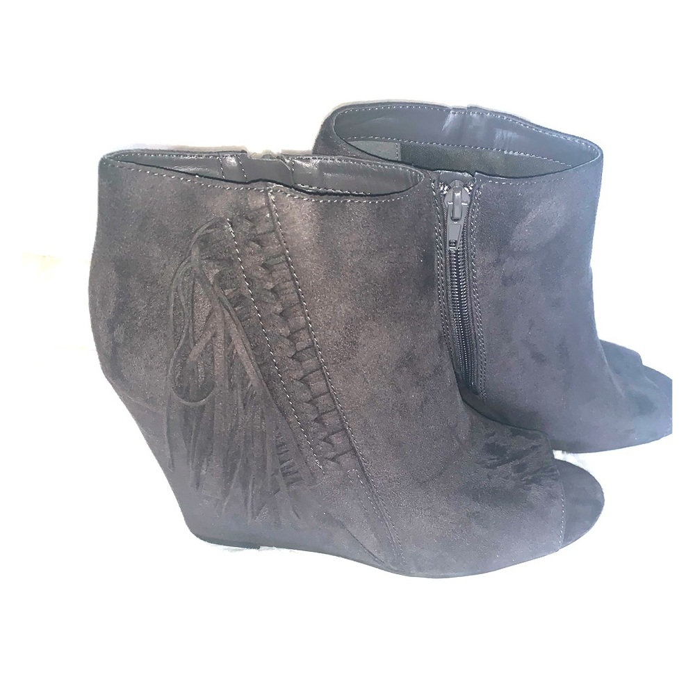 Gray Booties